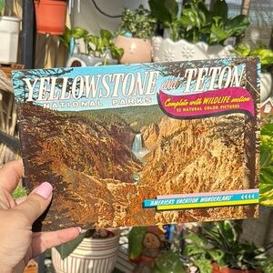 1954 Yellowstone and Teton National Parks Guidebook